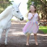 Girl And Pony Running Together 